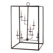 BOX HART CHANDELIER WITH STAGGERED ARMS