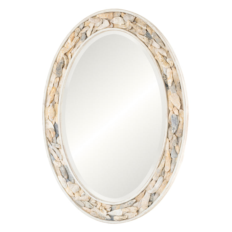 Oval Oyster Shell Mirror