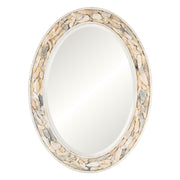 Oval Oyster Shell Mirror