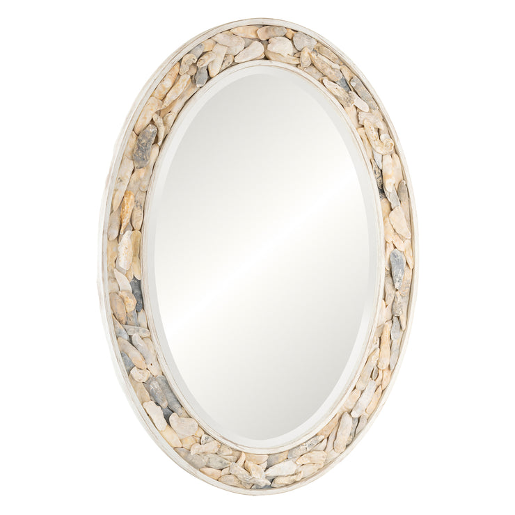 Oval Oyster Shell Mirror