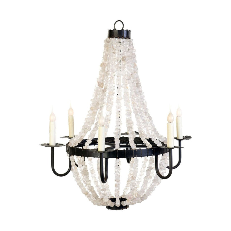SMALL EMPIRE ALL CRYSTAL CHANDELIER